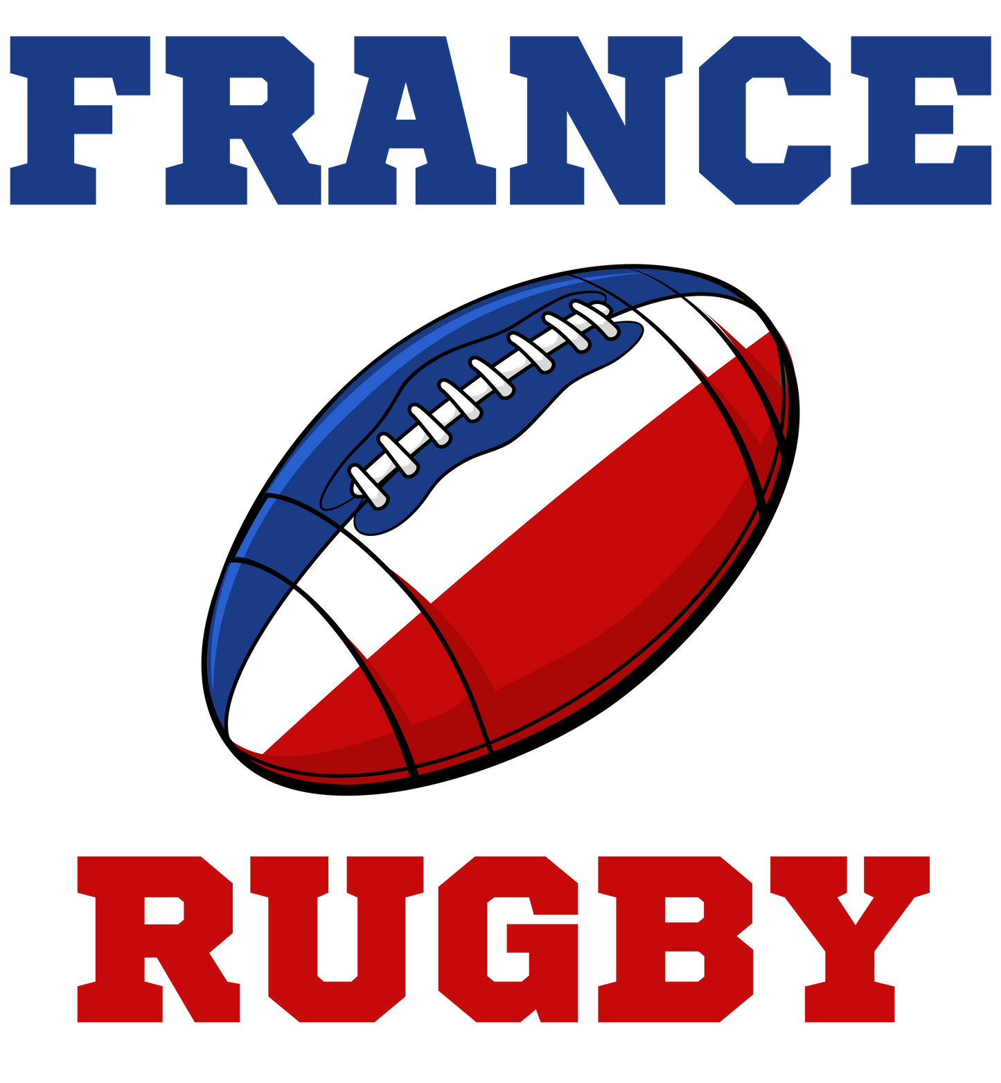 France Rugby Ball Long Sleeve Tee (White)