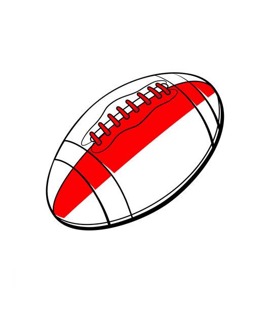 Georgia Rugby Ball Mug (Red)