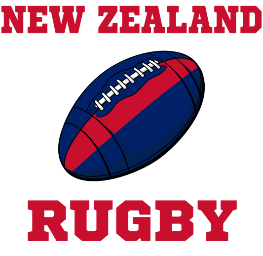 New Zealand Rugby Ball Mug (Black)