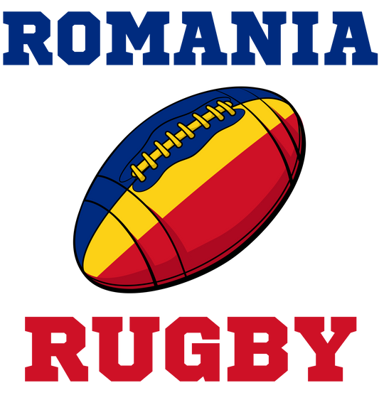 Romania Rugby Ball Hoody (Yellow)
