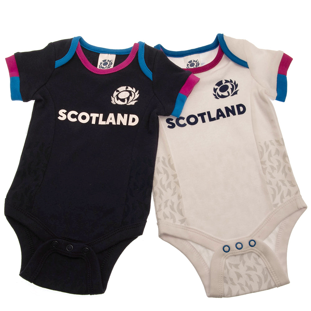 Scotland RU 2 Pack Bodysuit 6-9 Mths PB Product - General directrugby   