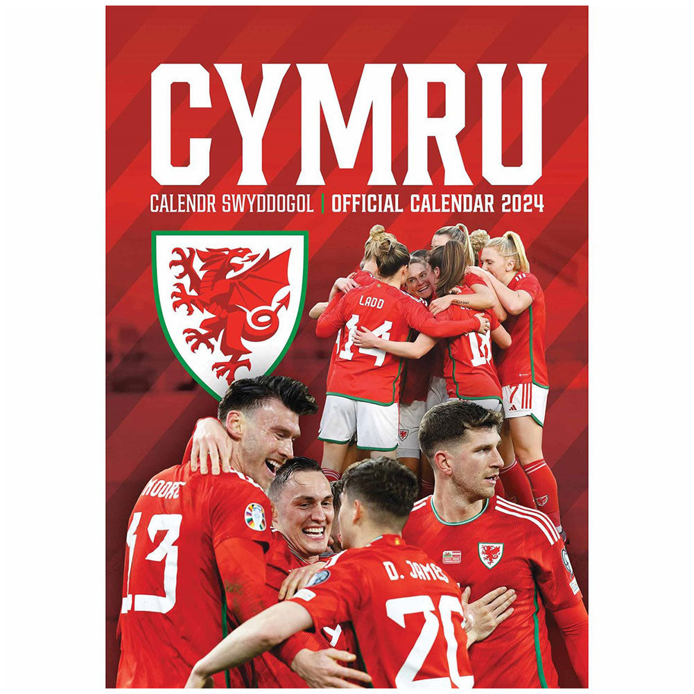 Wales FA A3 Calendar 2024 Product - General directrugby   