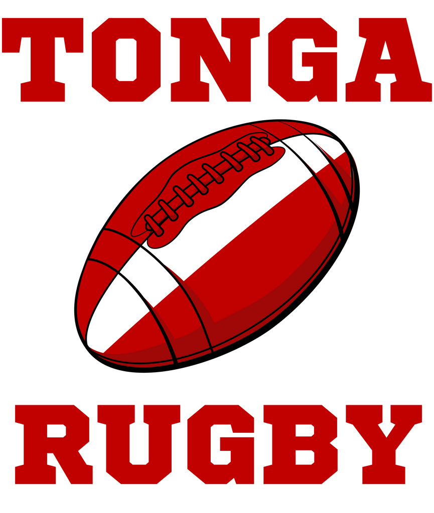 Tonga Rugby Ball Long Sleeve Tee (Red) Product - T-Shirt UKSoccershop   