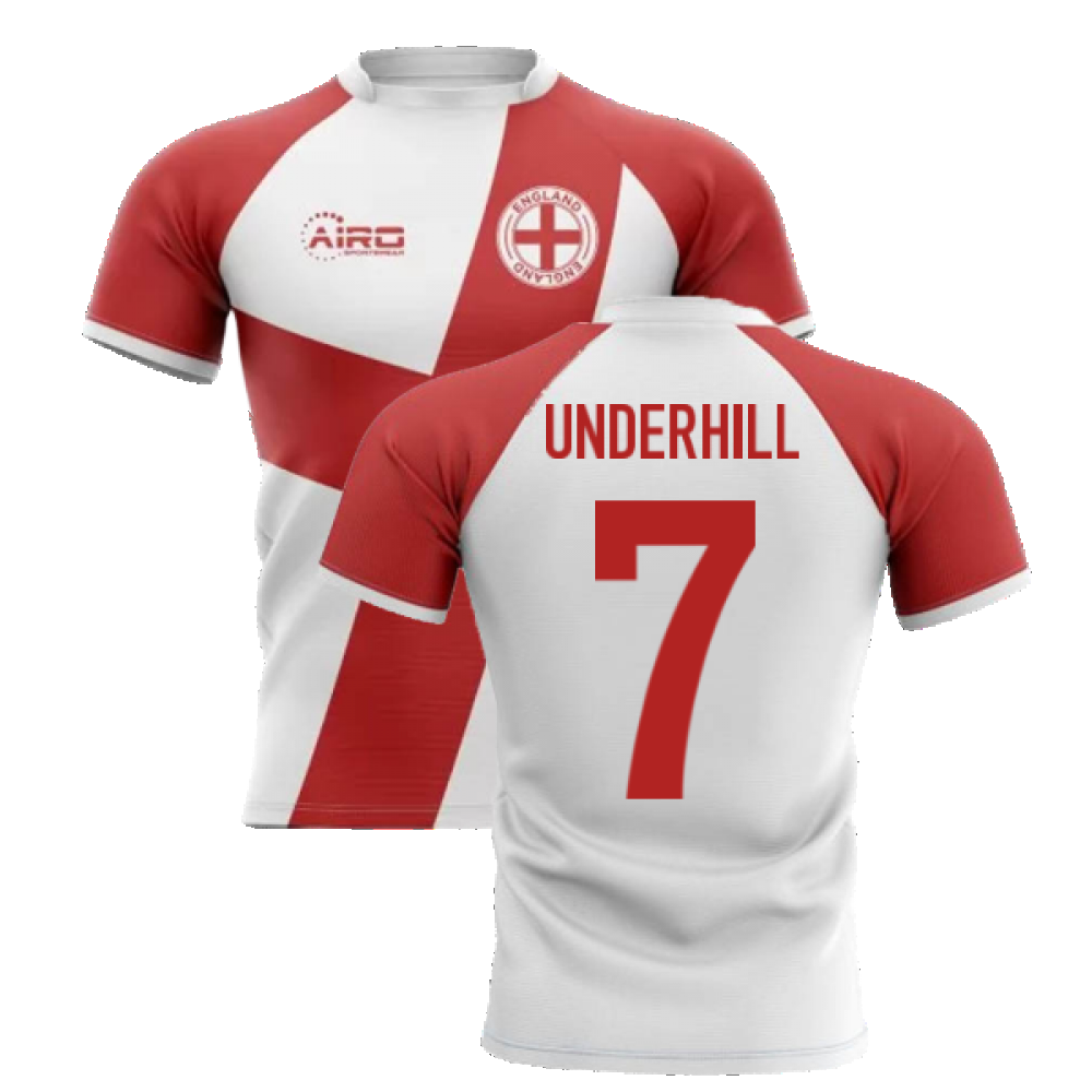 2023-2024 England Flag Concept Rugby Shirt (Underhill 7) Product - Hero Shirts Airo Sportswear   