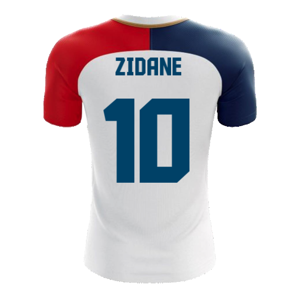 2023-2024 France Away Concept Shirt (Zidane 10) Product - Hero Shirts Airo Sportswear   