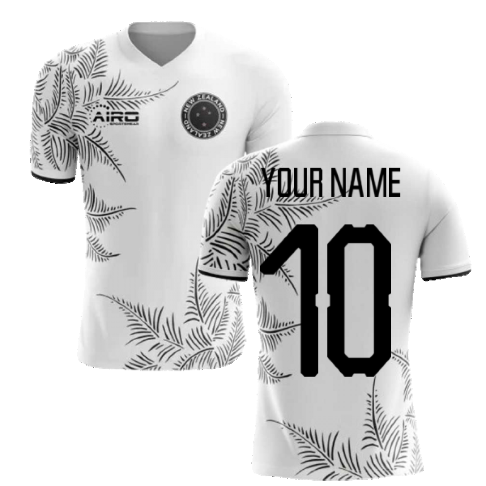 2023-2024 New Zealand Home Concept Football Shirt (Your Name) Product - Hero Shirts Airo Sportswear   