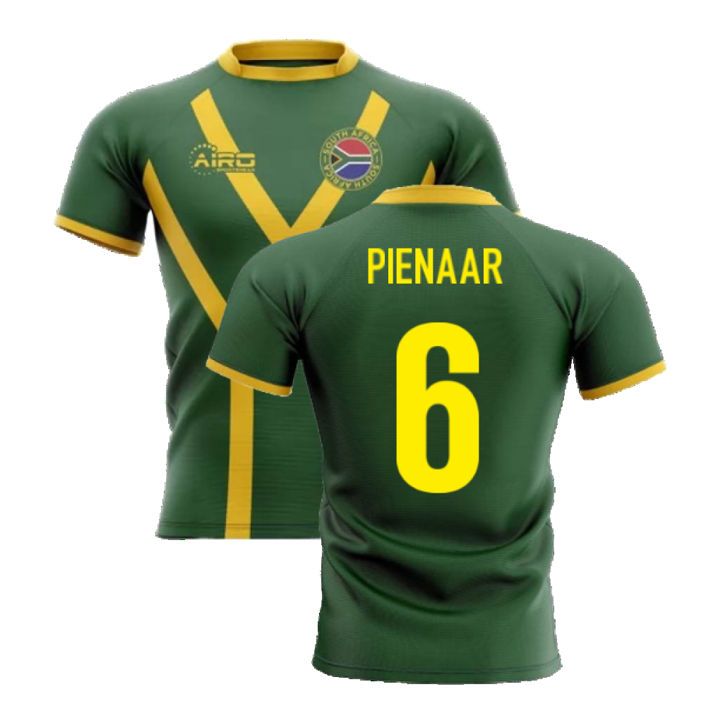 2023-2024 South Africa Springboks Flag Concept Rugby Shirt (Pienaar 6) Product - Hero Shirts Airo Sportswear   