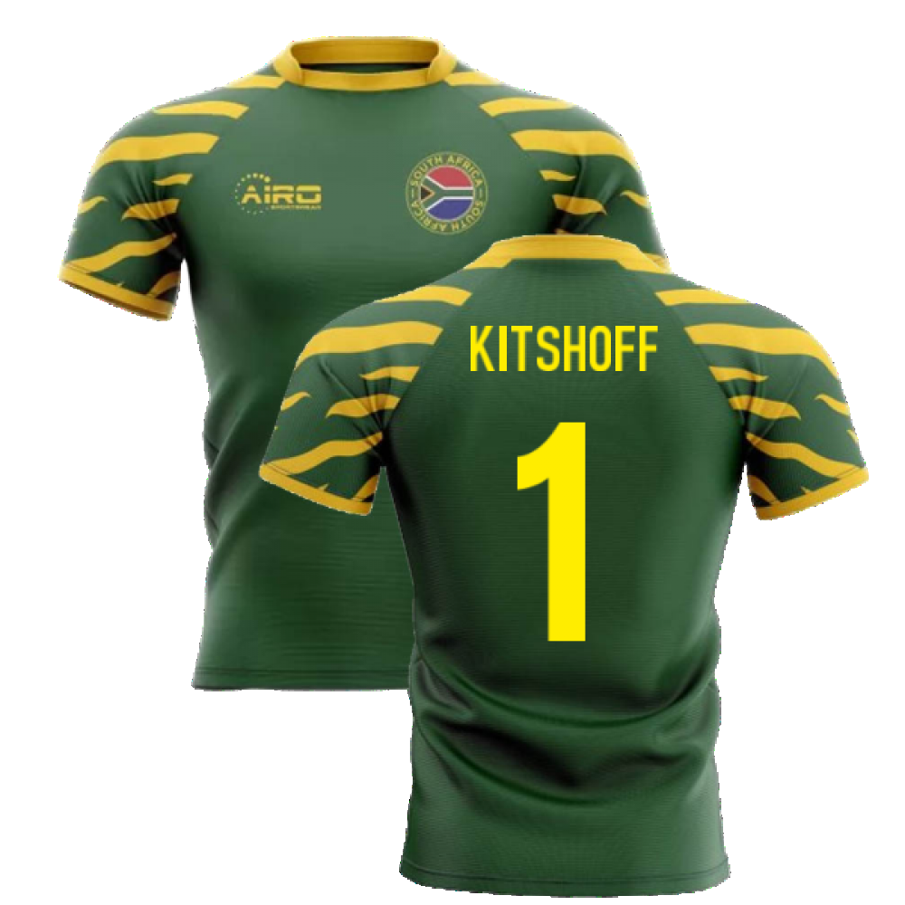 2023-2024 South Africa Springboks Home Concept Rugby Shirt (Kitshoff 1) Product - Hero Shirts Airo Sportswear   