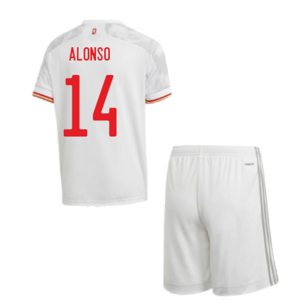 2020-2021 Spain Away Youth Kit (ALONSO 14) Product - Hero Shirts Adidas   