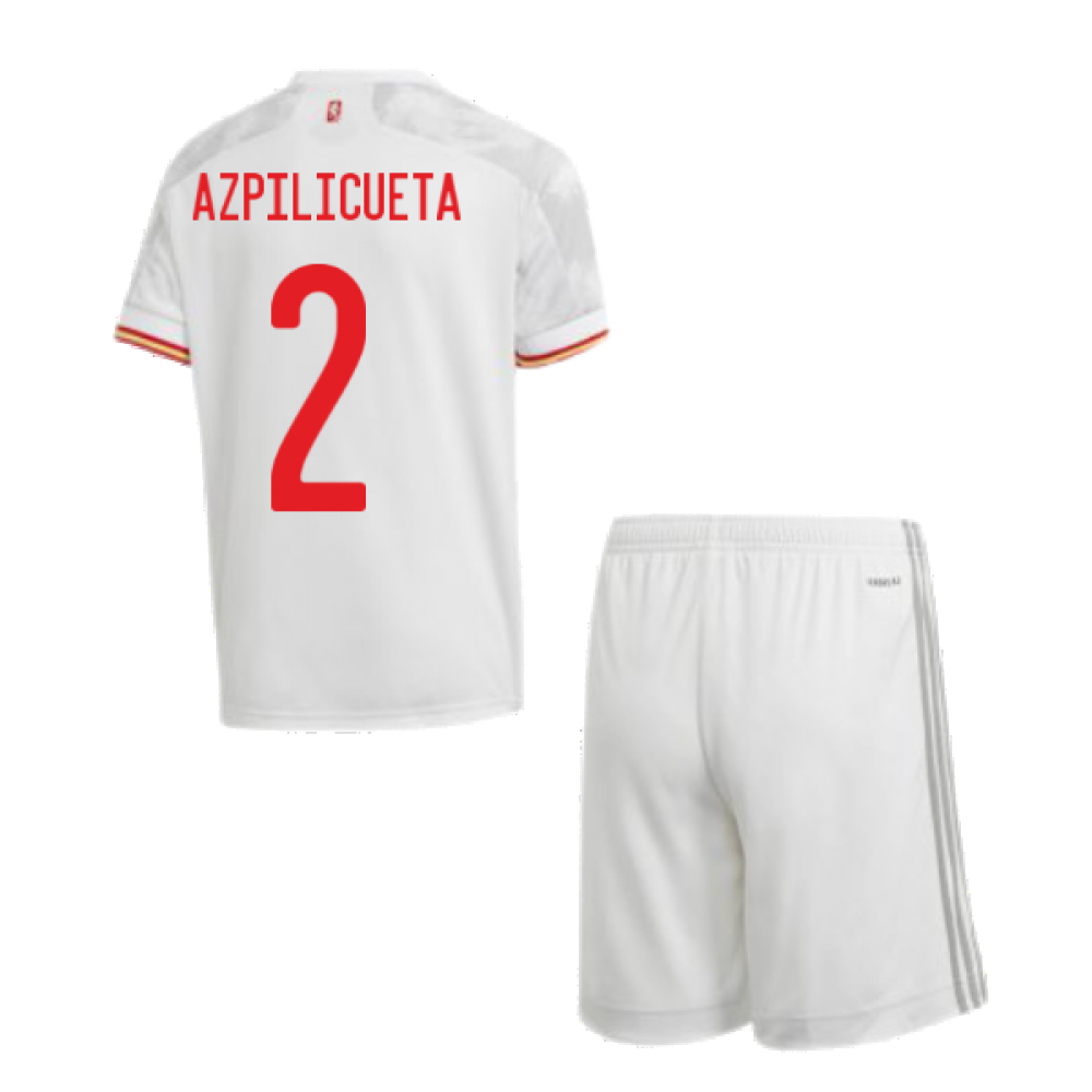 2020-2021 Spain Away Youth Kit (AZPILICUETA 2) Product - General Adidas   