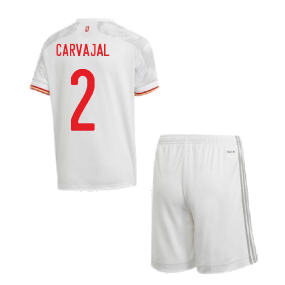 2020-2021 Spain Away Youth Kit (CARVAJAL 2) Product - Hero Shirts Adidas   
