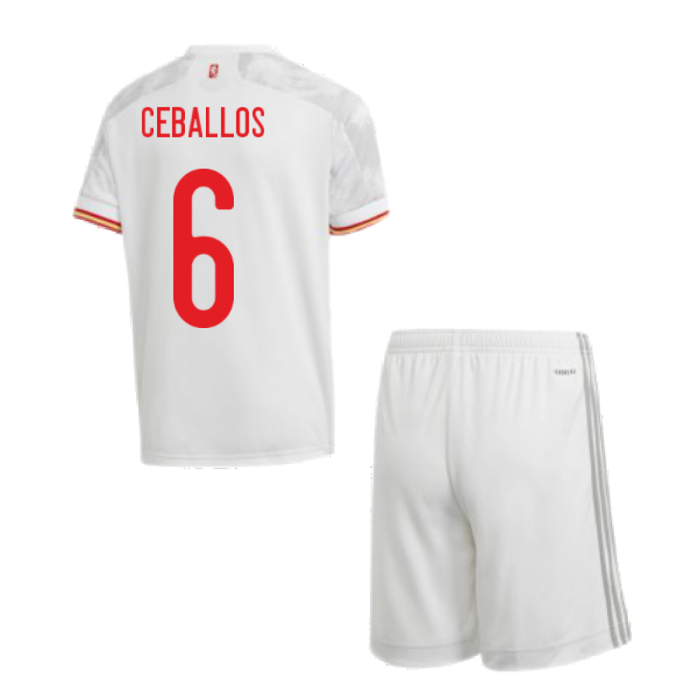2020-2021 Spain Away Youth Kit (CEBALLOS 6) Product - Hero Shirts Adidas   