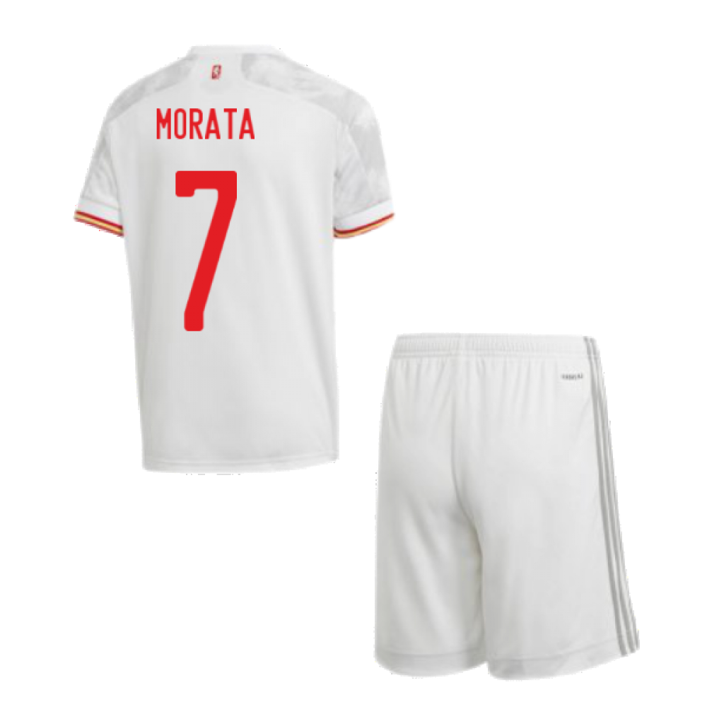 2020-2021 Spain Away Youth Kit (MORATA 7) Product - General Adidas   