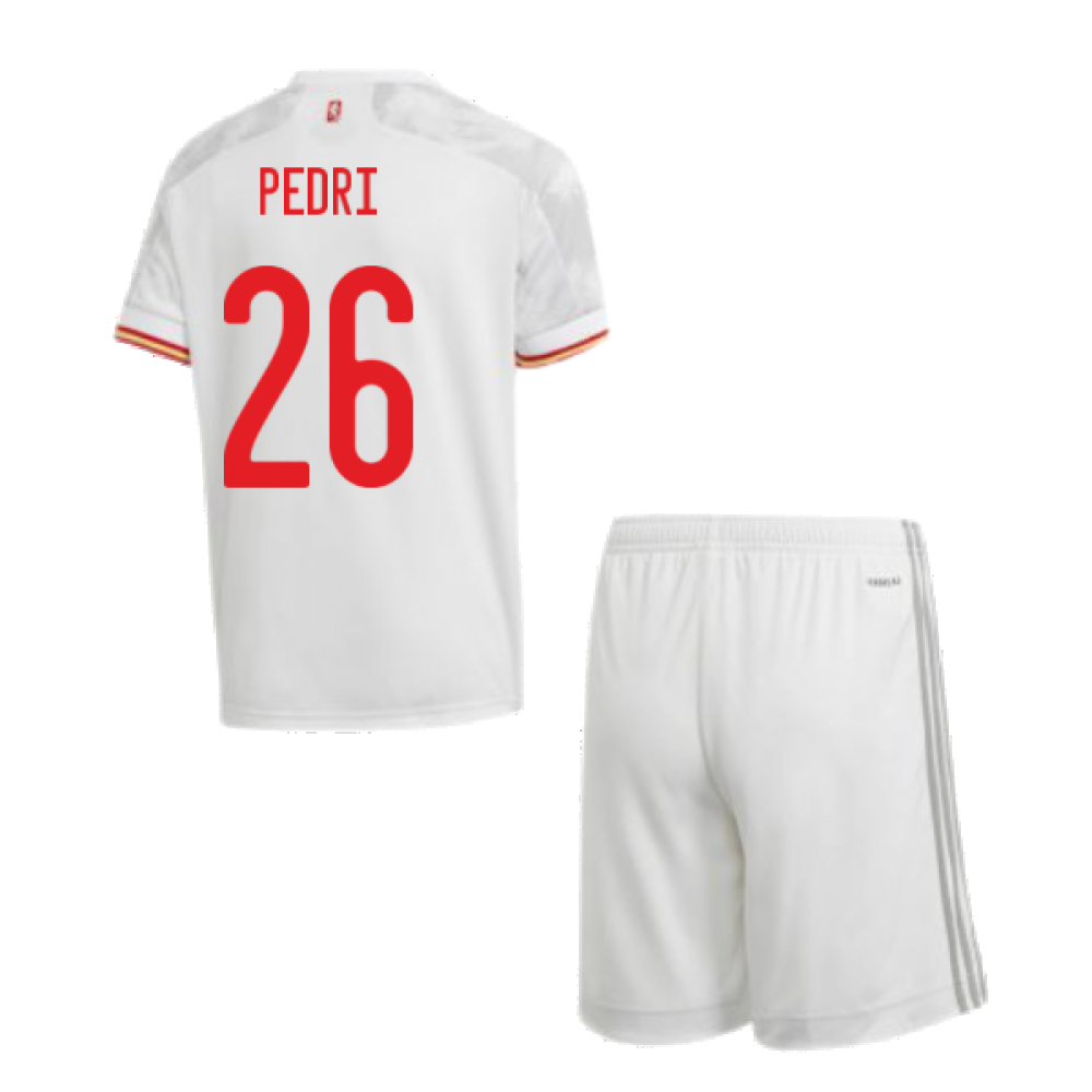 2020-2021 Spain Away Youth Kit (PEDRI 26) Product - General Adidas   