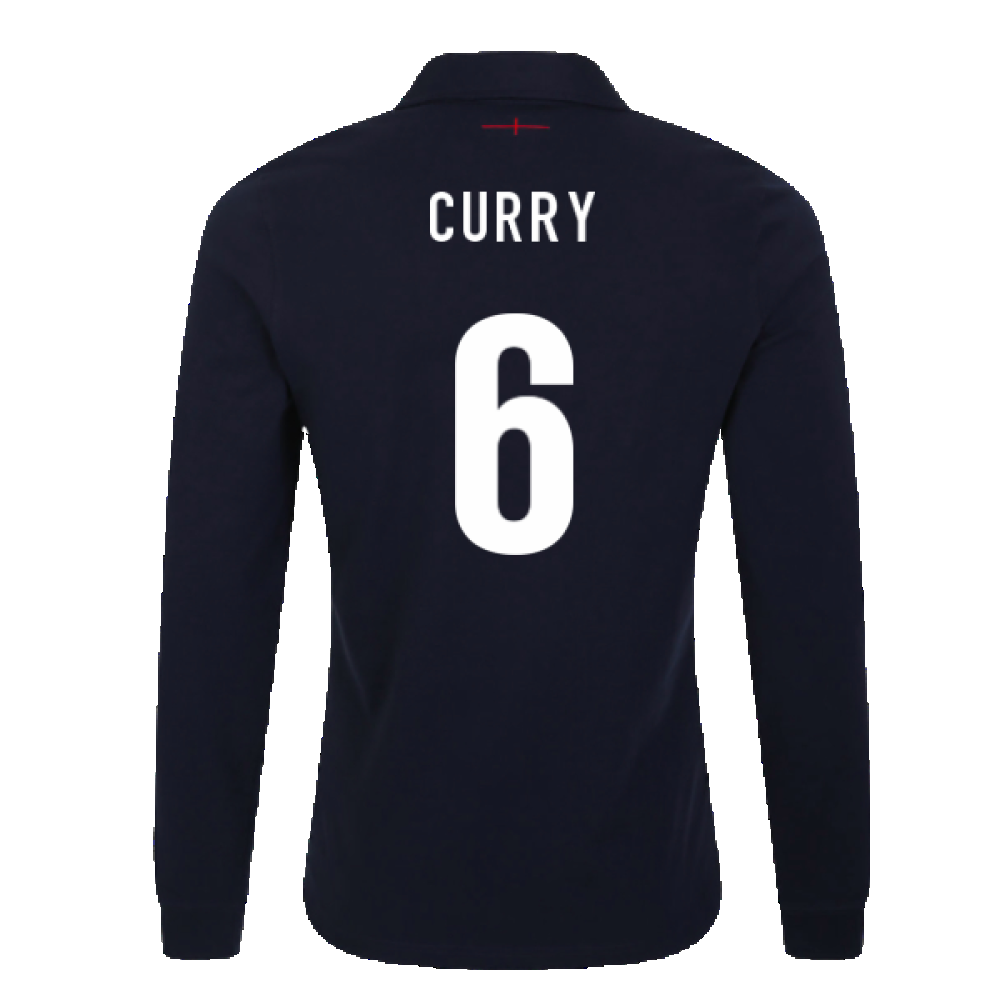 2023-2024 England Rugby Alternate LS Classic Jersey (Kids) (Curry 6) Product - Hero Shirts Umbro   