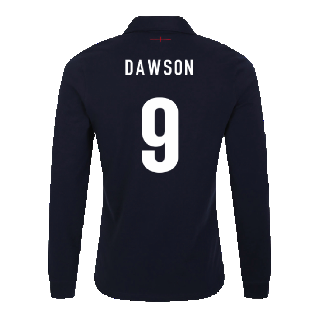 2023-2024 England Rugby Alternate LS Classic Jersey (Kids) (Dawson 9) Product - Hero Shirts Umbro   