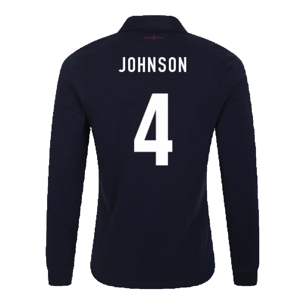 2023-2024 England Rugby Alternate LS Classic Jersey (Kids) (Johnson 4) Product - Hero Shirts Umbro   