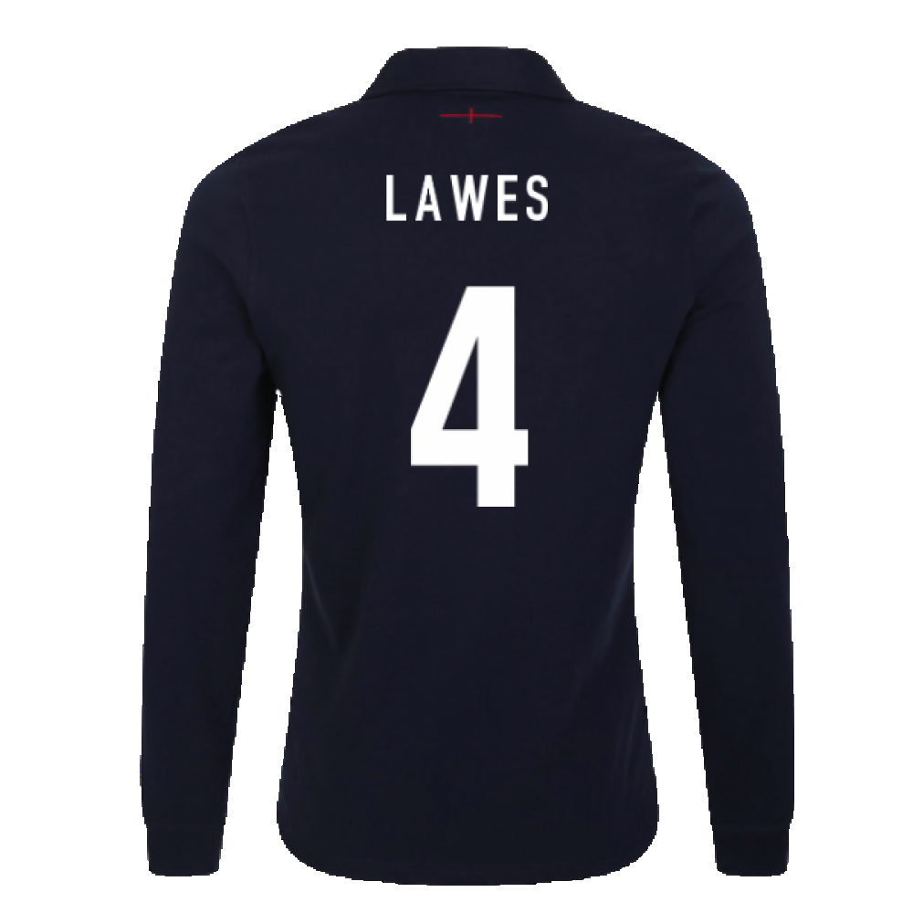 2023-2024 England Rugby Alternate LS Classic Jersey (Kids) (Lawes 4) Product - Hero Shirts Umbro   