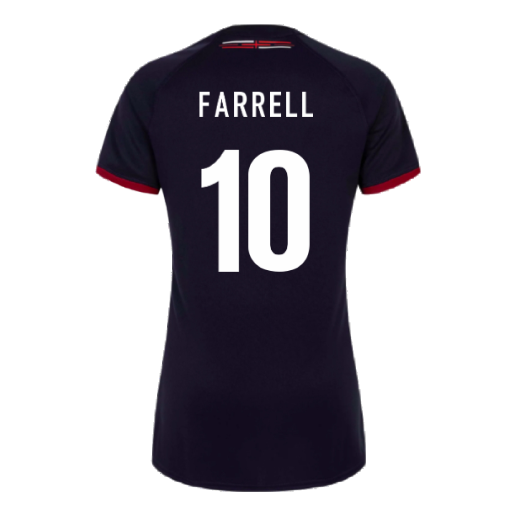 2023-2024 England Rugby Alternate Shirt (Ladies) (Farrell 10) Product - Hero Shirts Umbro   