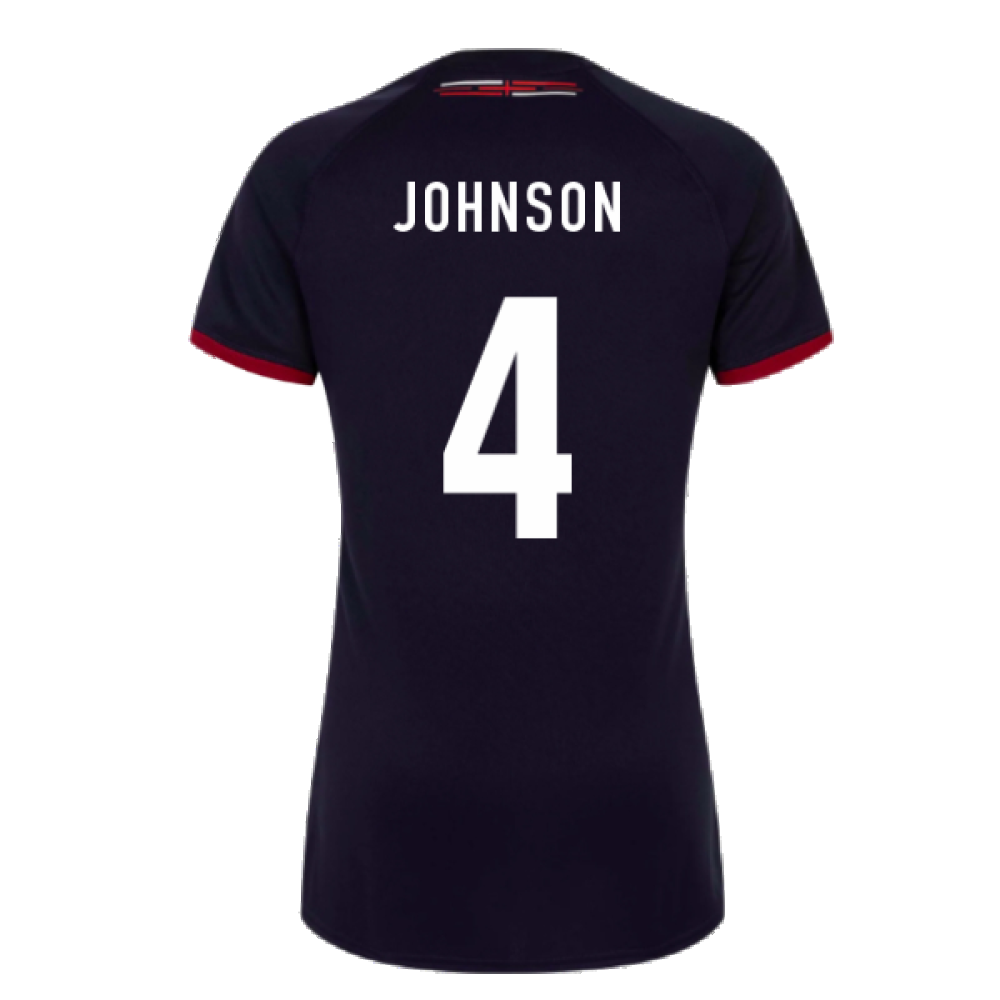 2023-2024 England Rugby Alternate Shirt (Ladies) (Johnson 4) Product - Hero Shirts Umbro   