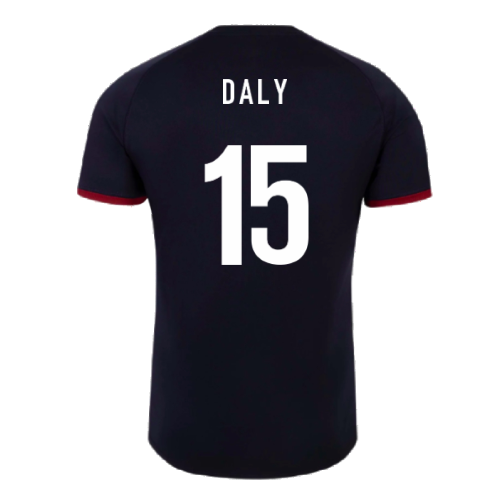 England RWC 2023 Rugby Alternate Jersey (Daly 15) Product - Hero Shirts Umbro   