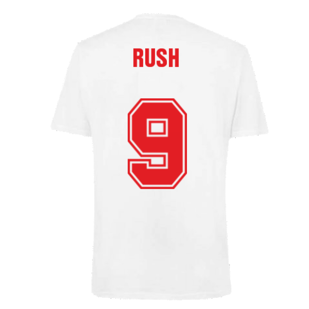 Wales 2021 Polyester T-Shirt (White) (RUSH 9) Product - T-Shirt UEFA   