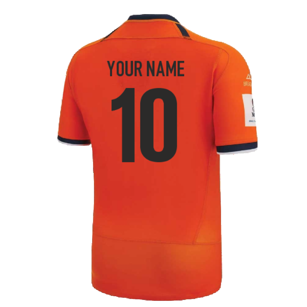 2022-2023 Edinburgh Rugby Away Replica Shirt (Your Name) Product - Hero Shirts Macron   