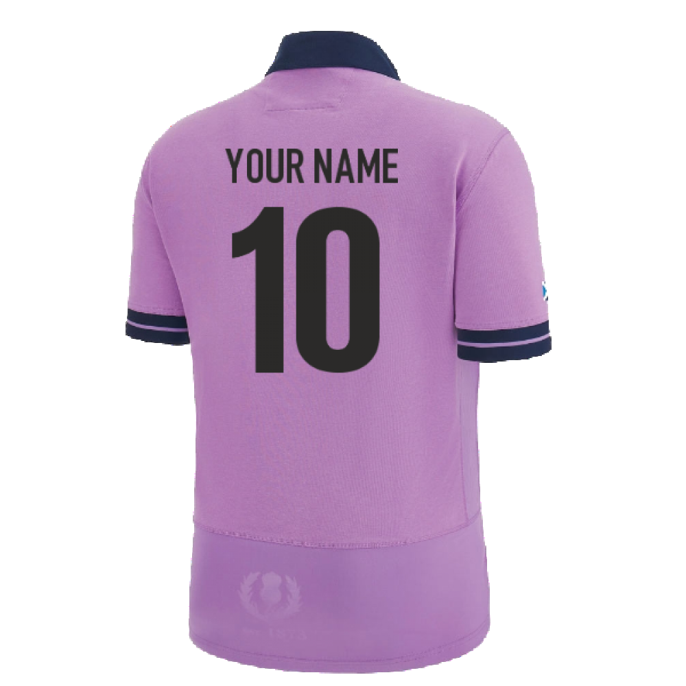 2022-2023 Scotland Rugby Away Cotton Shirt (Your Name)