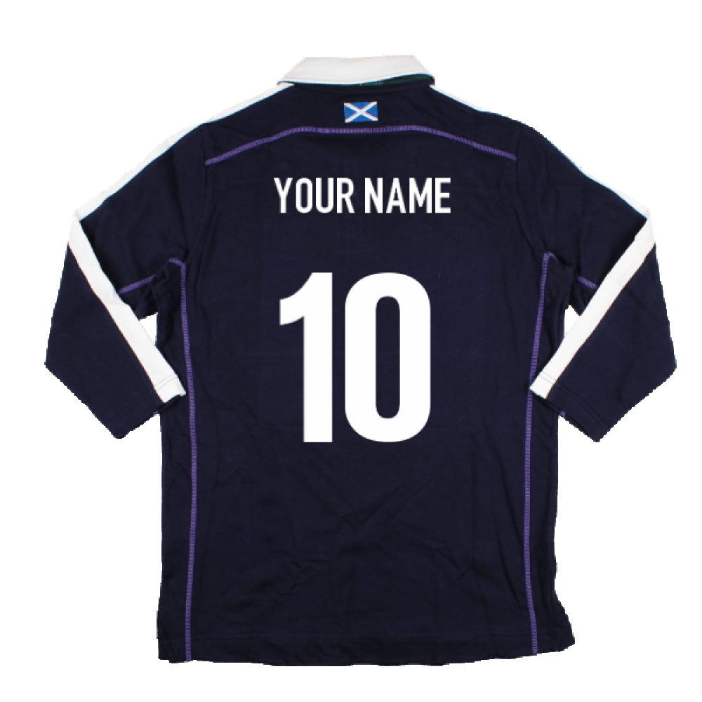 2016-2017 Scotland Rugby Home Cotton Shirt (Ladies) (Your Name)_2