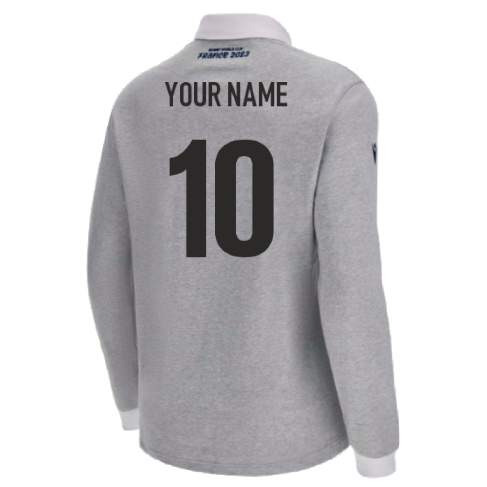 Scotland RWC 2023 Mens Rugby World Cup Shirt (Grey) (Your Name)_2