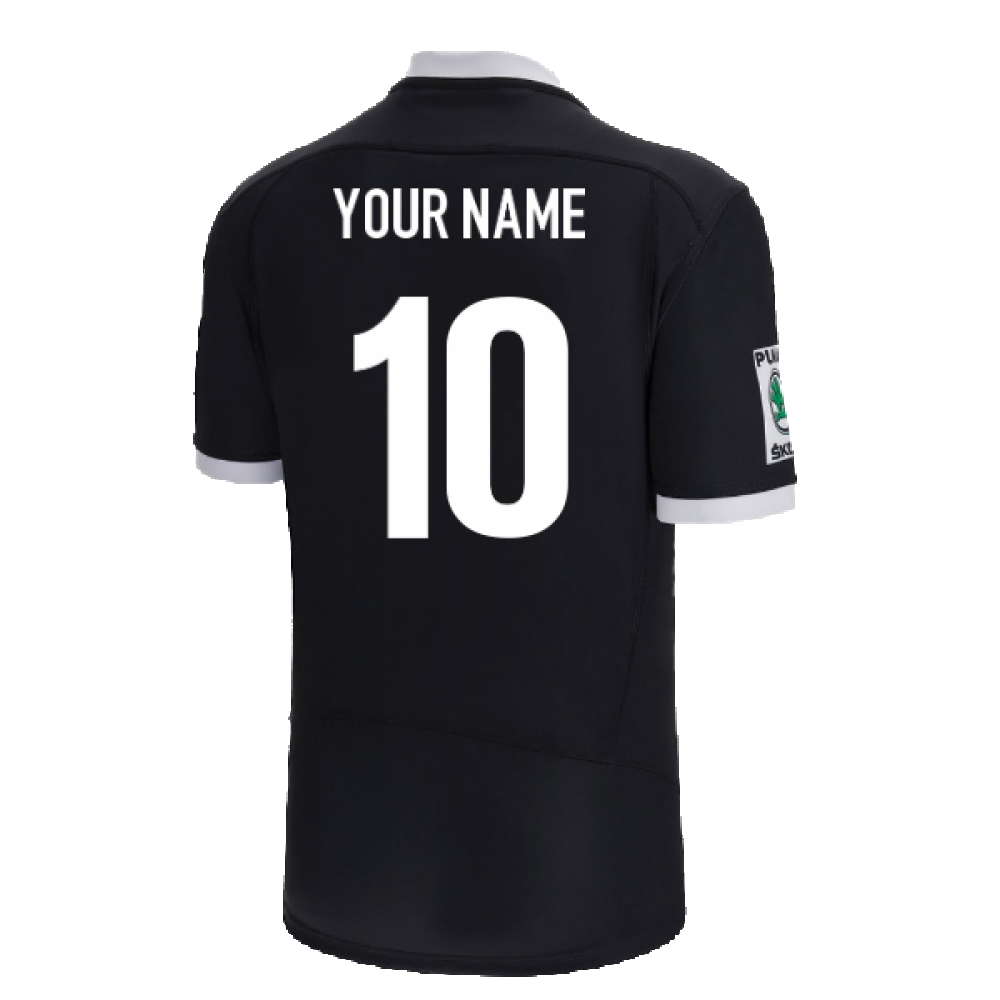 2022-2023 Newcastle Falcons Home Rugby Shirt (Your Name) Product - Hero Shirts Macron   