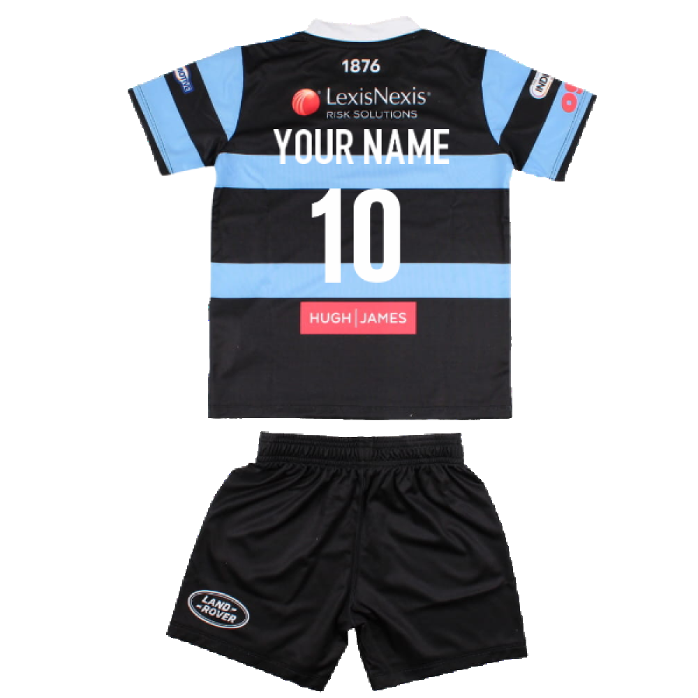 2022-2023 Cardiff Blues Home Rugby Mini Kit (Your Name) Product - Hero Shirts Macron   