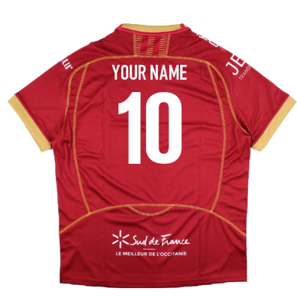2022-2023 Dragons Catalans Away Rugby Shirt (Your Name) Product - Hero Shirts Macron   