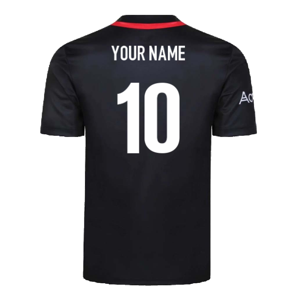 2022-2023 Saracens Home Rugby Shirt (Kids) (Your Name) Product - Hero Shirts Castore   