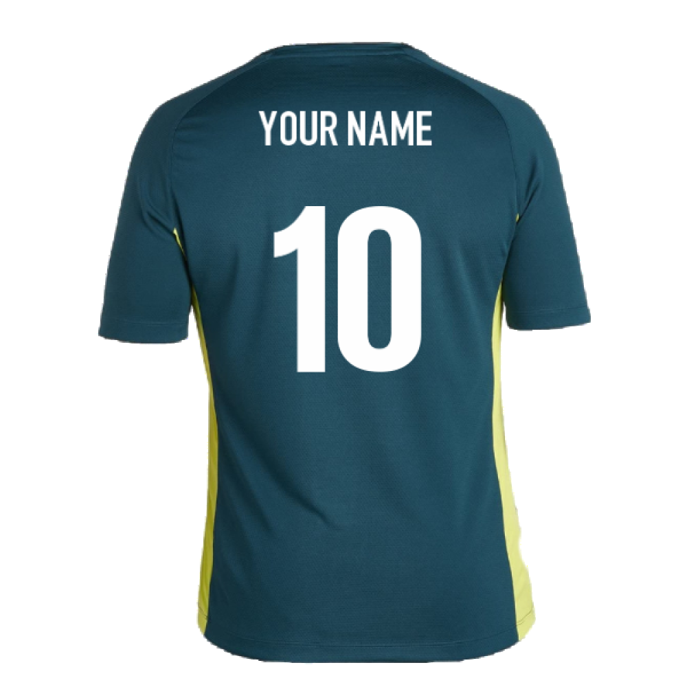 2016-2017 Ireland Superlight Poly Tee (Deep Teal) (Your Name) Product - Hero Shirts Canterbury   