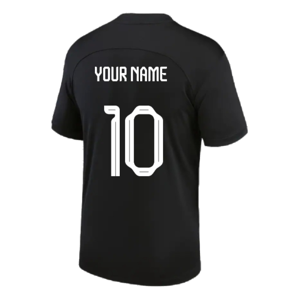 2022-2023 New Zealand Away Shirt (Your Name) Product - Hero Shirts Nike   