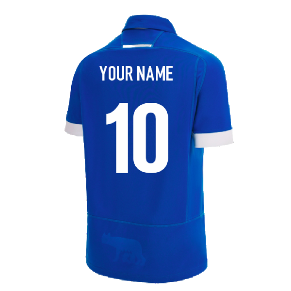 Italy RWC 2023 Home Replica Rugby Shirt (Your Name) Product - Hero Shirts Macron   