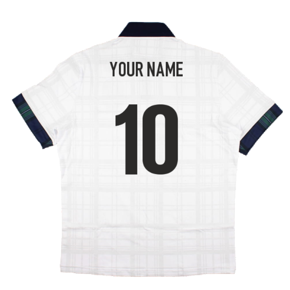 2023-2024 Scotland Away Cotton Rugby Shirt (Your Name) Product - Hero Shirts Macron   