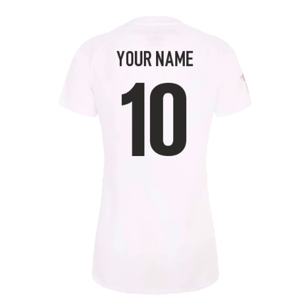 England RWC 2023 Home Replica Rugby Jersey (Ladies) (Your Name) Product - Hero Shirts Umbro   