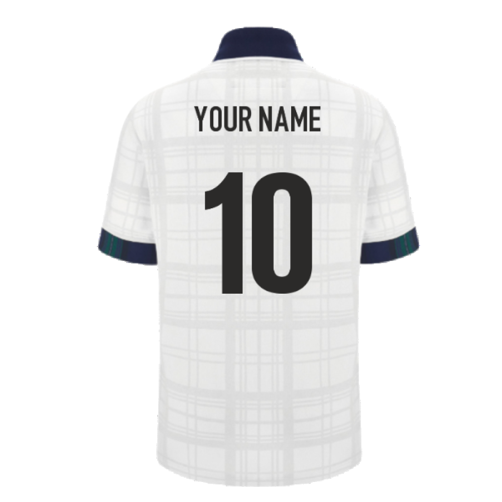 Scotland RWC 2023 Away Cotton Rugby Shirt (Your Name) Product - Hero Shirts Macron   