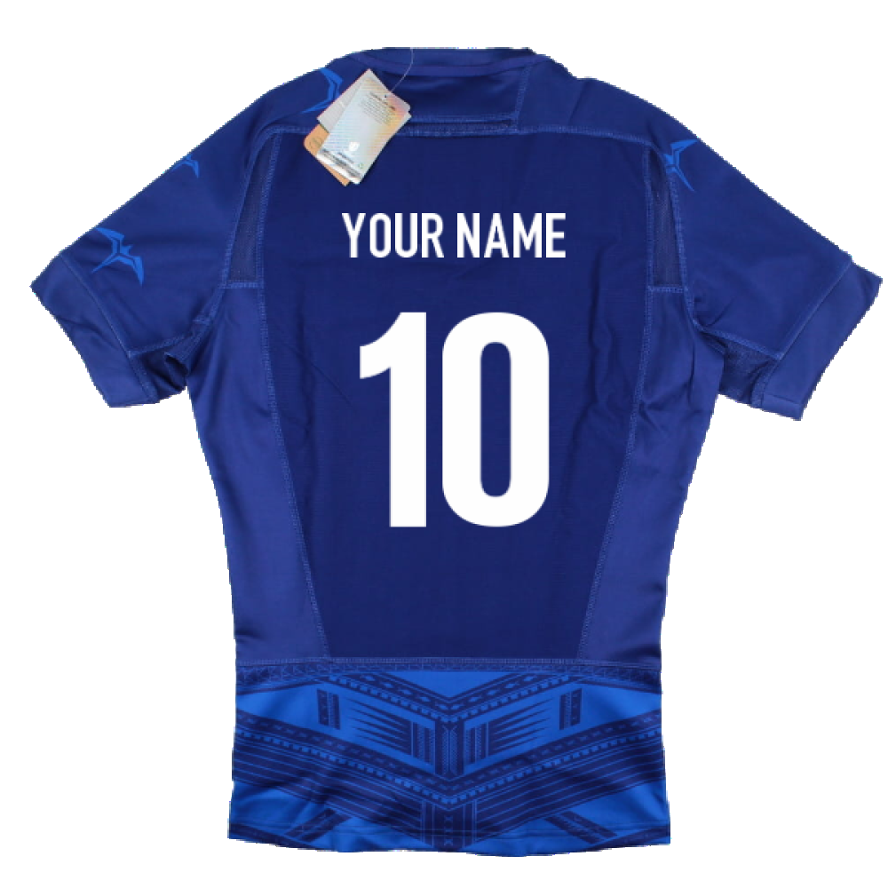 Samoa RWC 2023 Away Rugby Body Fit Shirt (Your Name) Product - Hero Shirts Macron   