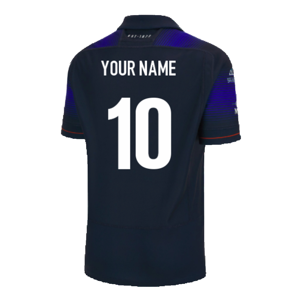 2023-2024 Edinburgh Rugby Home Shirt (Kids) (Your Name) Product - Hero Shirts Macron   
