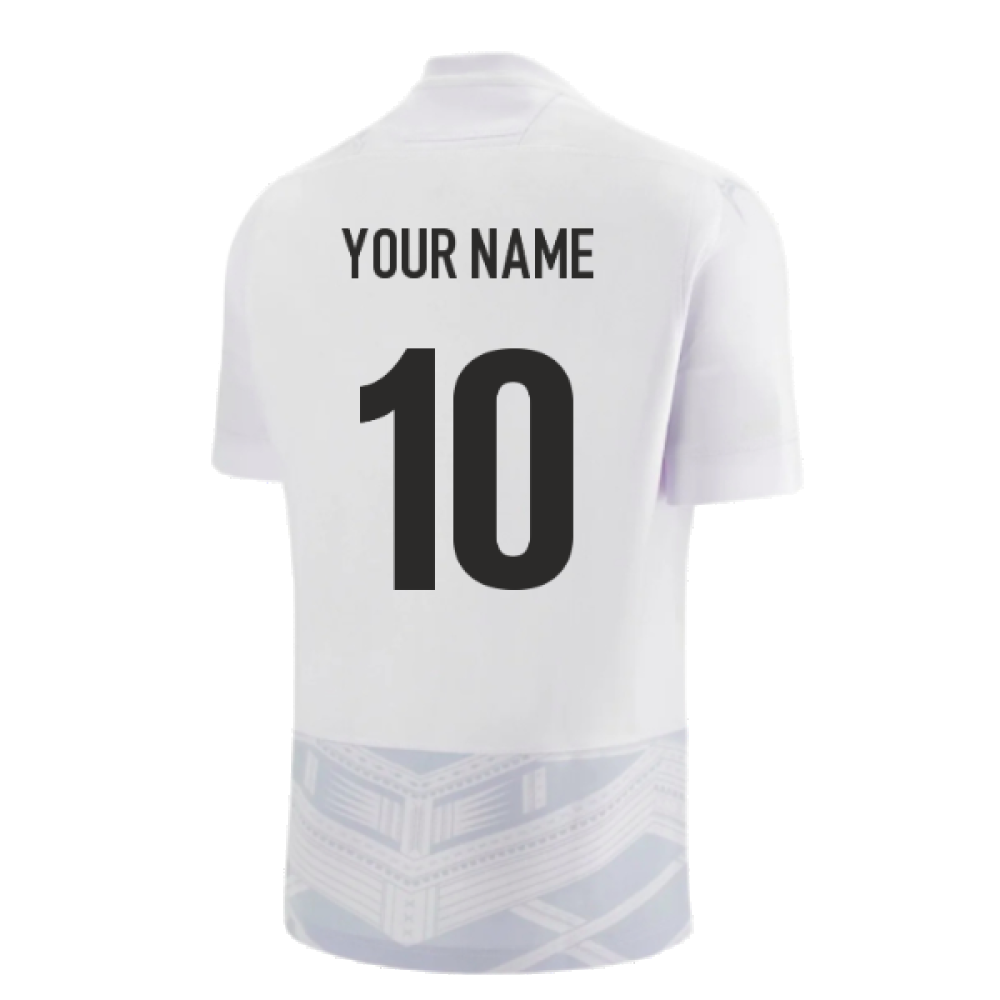 2023-2024 Samoa Away Rugby Replica Shirt (Kids) (Your Name) Product - Hero Shirts Macron   