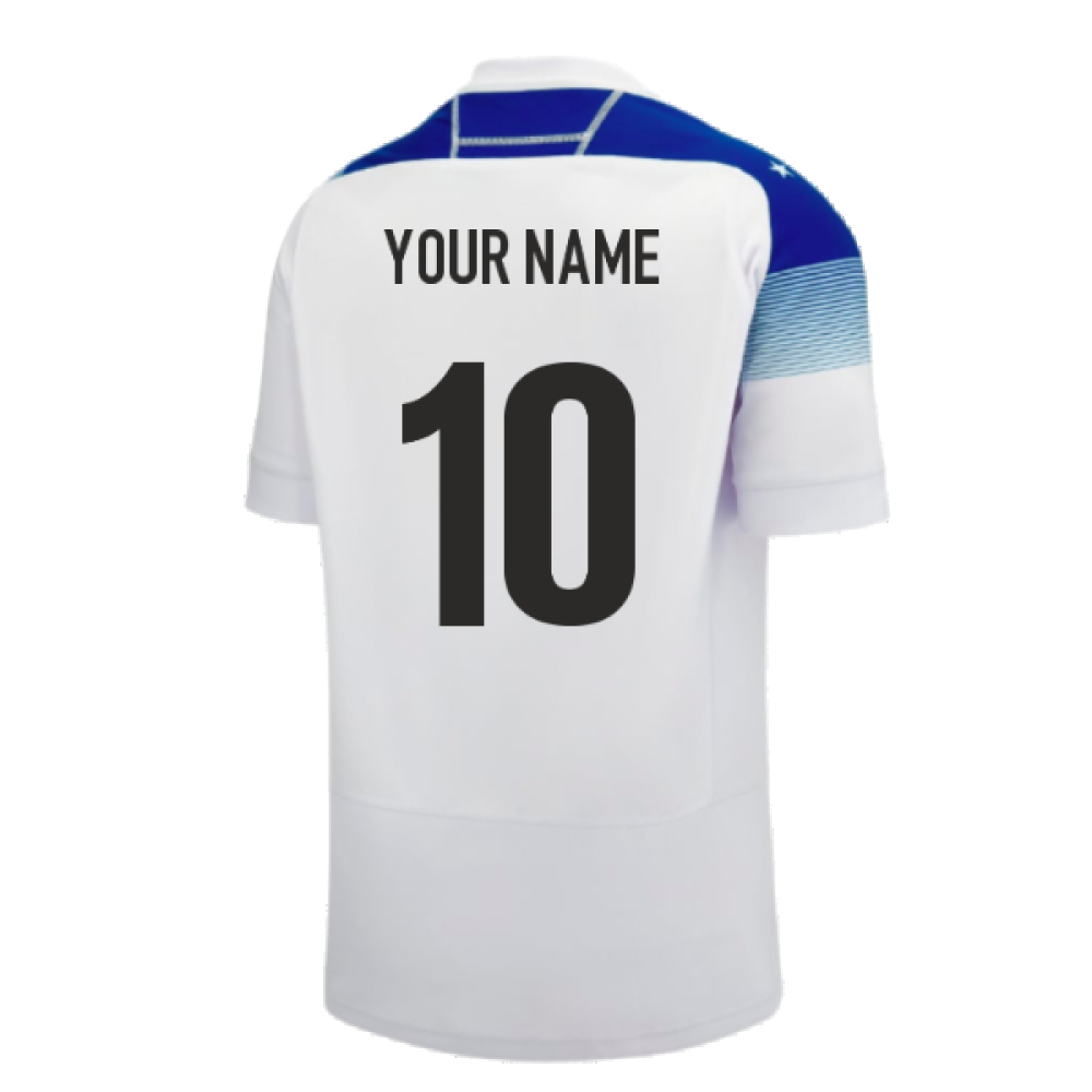 2023-2024 Samoa Rugby Away Replica Shirt (Your Name) Product - Hero Shirts Macron   