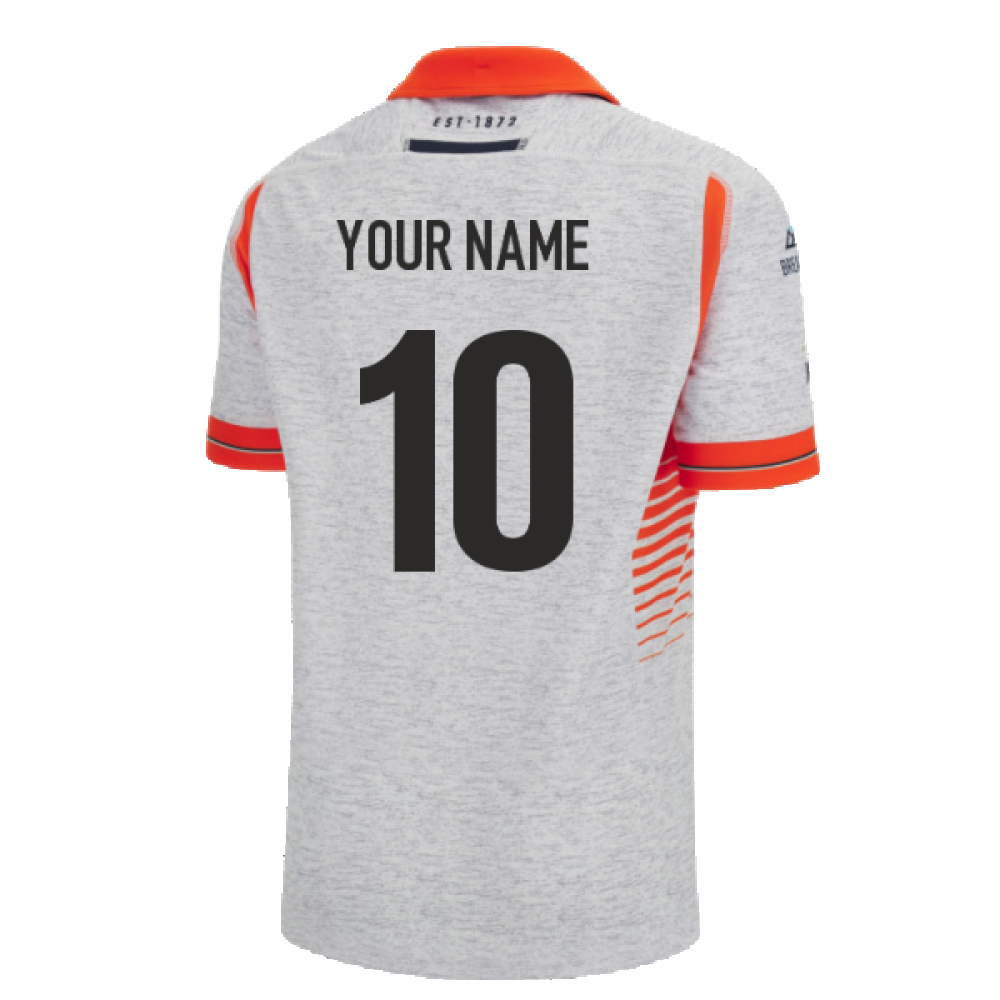 2023-2024 Edinburgh Rugby Away Shirt (Your Name) Product - Hero Shirts Macron   