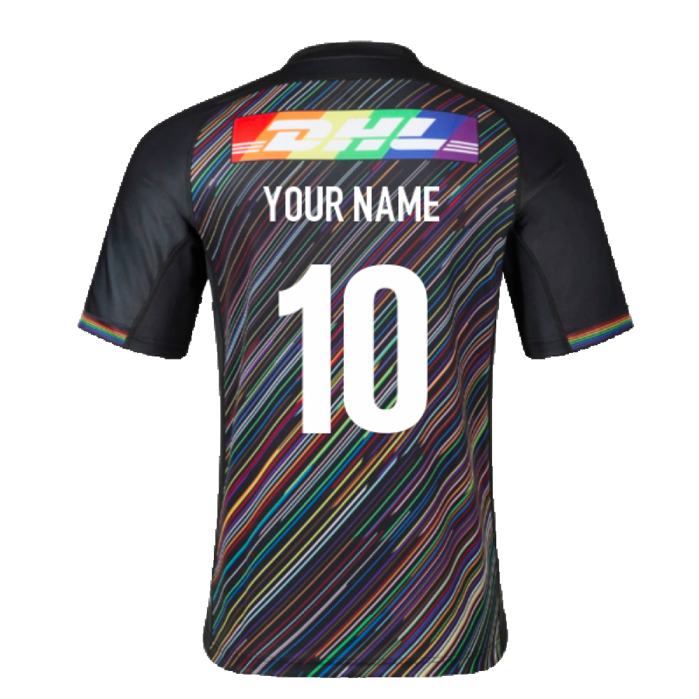 2023-2024 Harlequins Rugby Replica Pride Jersey (Your Name) Product - Hero Shirts Castore   