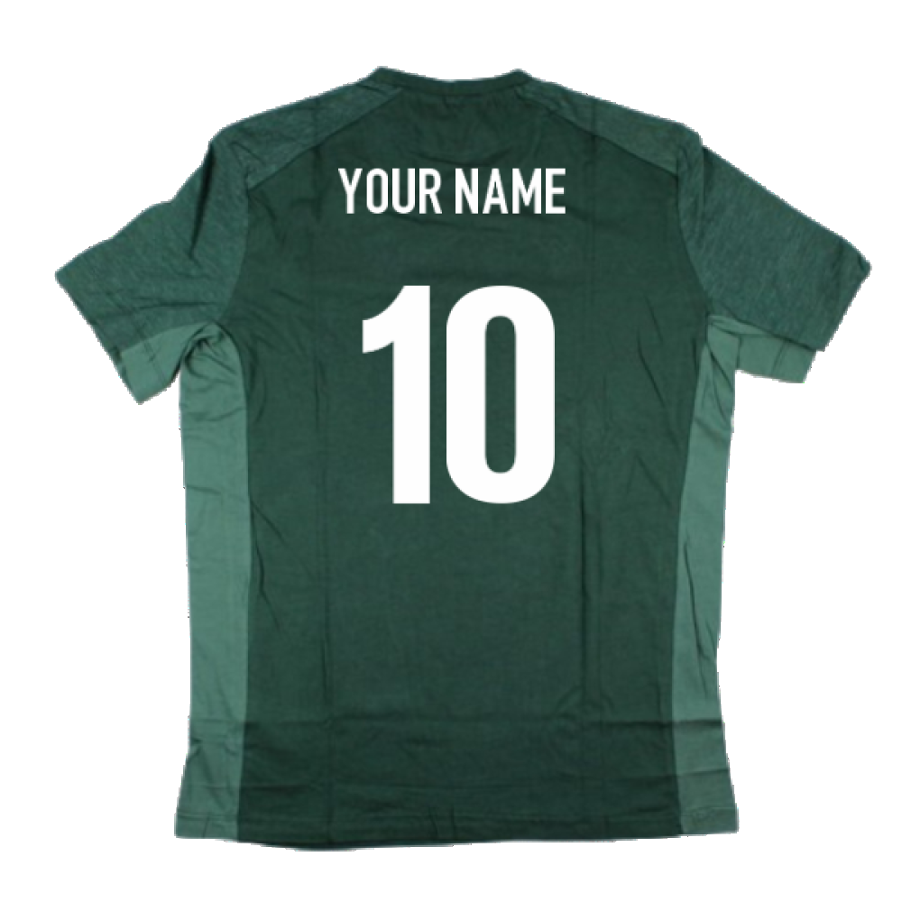 2023-2024 Newcastle Falcons Travel Player T-Shirt (Your Name) Product - Hero Shirts Macron   