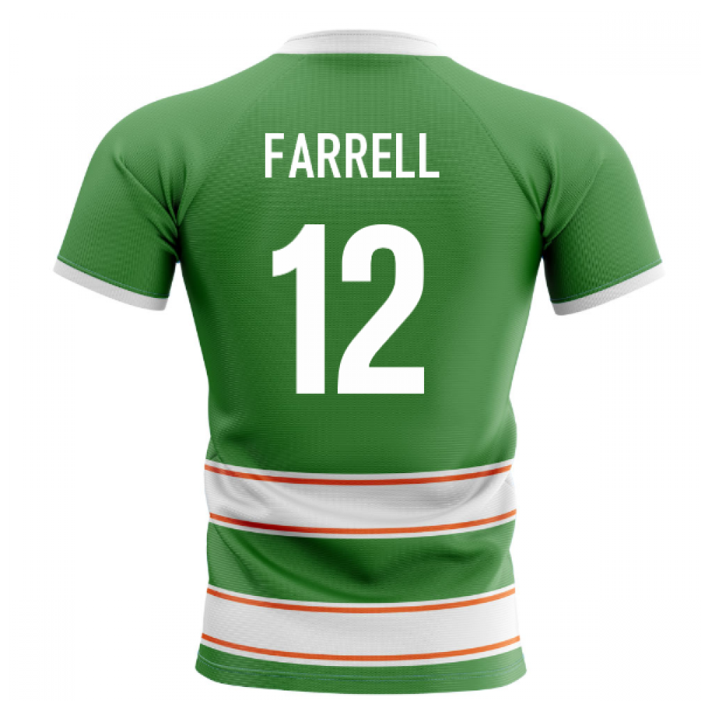 2023-2024 Ireland Home Concept Rugby Shirt (Farrell 12) Product - Hero Shirts Airo Sportswear   