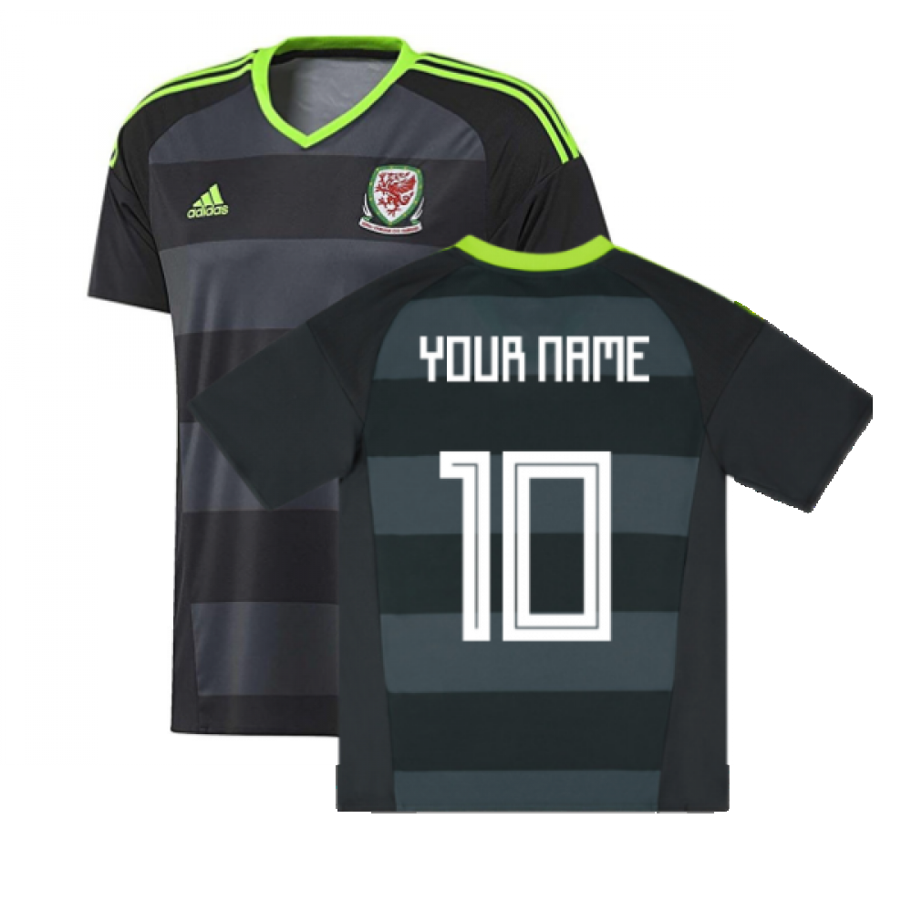 2016-2017 Wales Away Shirt (Kids) (Your Name) Product - Hero Shirts Adidas   