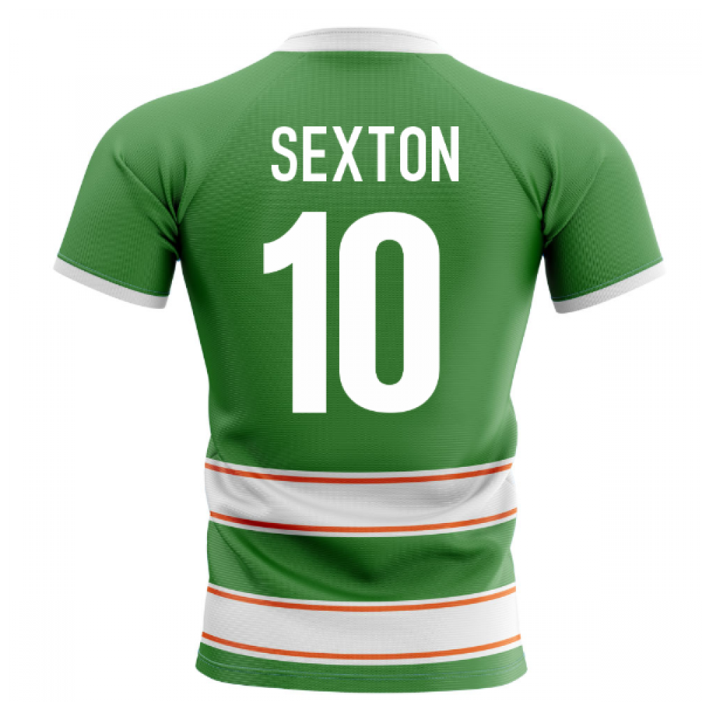 2023-2024 Ireland Home Concept Rugby Shirt (Sexton 10) Product - Hero Shirts Airo Sportswear   